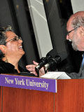 Neni Panourgia and Mike Keeley